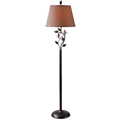 Kenroy Home Ashlen 59 in. Oil-Rubbed Bronze Floor Lamp-32240ORB - The ...