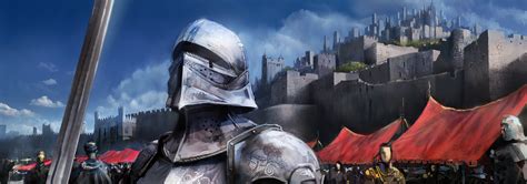 Wallpaper : anime, knight, castle, armor, shiny, medieval, silver, guards, screenshot, computer ...