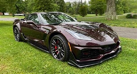 Black Rose Corvette C7 Z06 Playing Dress Up As A ZR1 Is A Pretty One, Isn’t She? | Carscoops