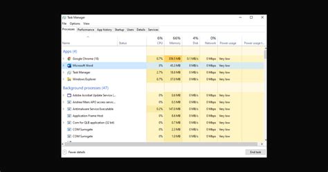 How to Open Task Manager in Windows 10