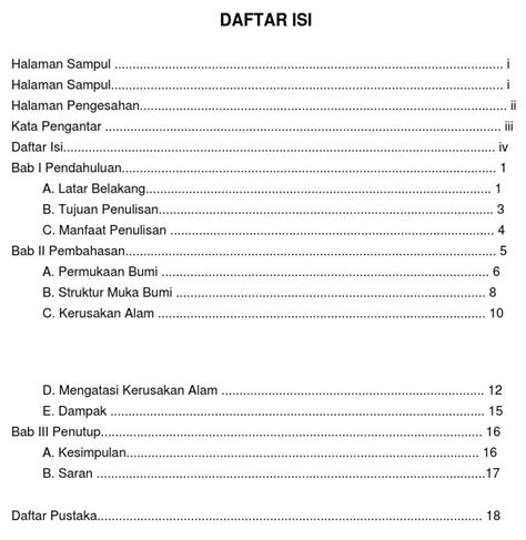 Cara Membuat Daftar Isi manual di Word Semua Versi - Dafunda.com