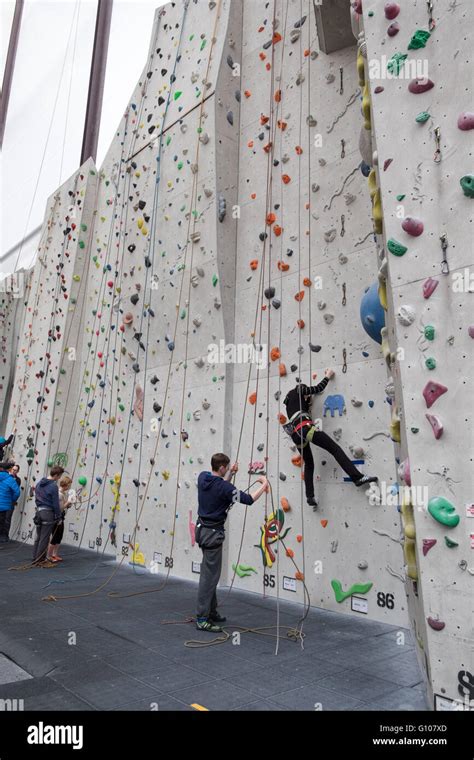 Edinburgh International Climbing Arena Ratho, Scotland, UK Stock Photo - Alamy