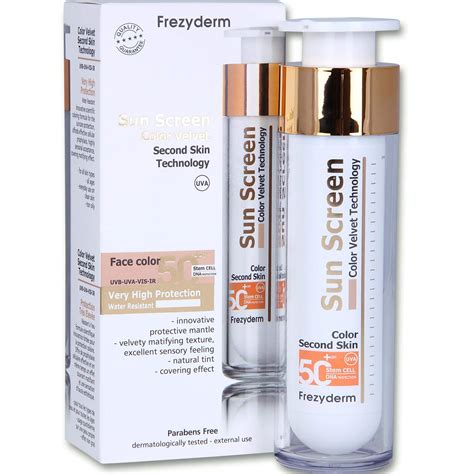 Frezyderm Sun Screen Color Velvet Face Cream Spf50+, 50ml | Pharm24.gr