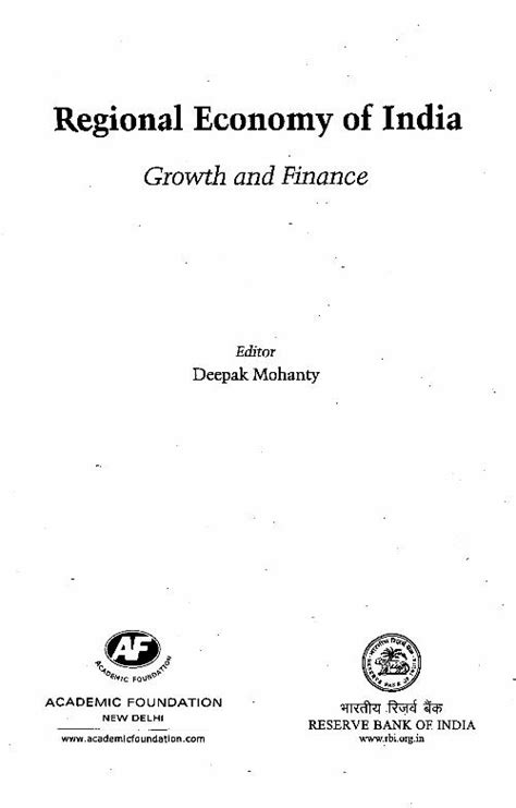 (PDF) Regional Economy of India - GBV · REGIONAL ECONOMY OF INDIA 5. ... Regional Dimensions of ...