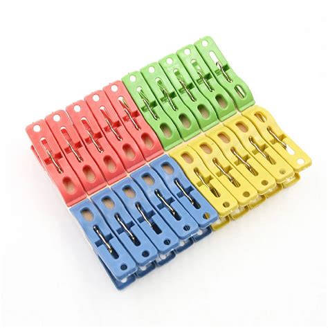 Useful 20pcs Laundry Clothes Pins Hanging Pegs Clips Heavy Duty Clothes ...