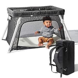 Amazon.com : Lotus Travel Crib - Backpack Portable, Lightweight, Easy ...