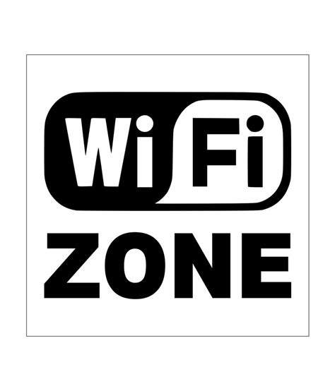 clickforsign.com Wifi Zone Sign Board: Buy Online at Best Price in India - Snapdeal