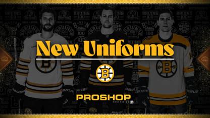 Bruins Unveil Three Commemorative Centennial Jerseys for the 2023-24 ...