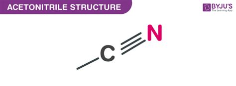 Acetonitrile (C2H3N) - Structure, Properties of Acetonitrile, Molecular Weight & Uses of ...