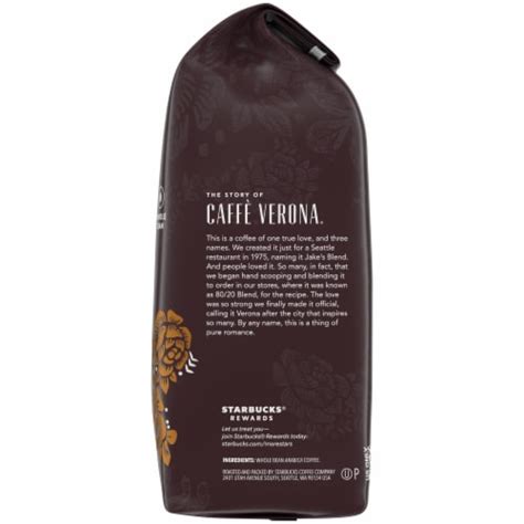 Starbucks® Caffé Verona® Dark Roast Whole Bean Coffee, 20 oz - Kroger