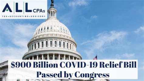 Blog Post: $900 Billion COVID-19 Relief Bill Passed by Congress | ALL CPAs