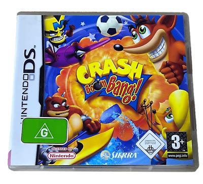 Crash Boom Bang Nintendo DS 3DS Game *Complete* Crash Bandicoot ...