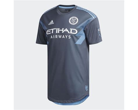 adidas NYCFC Authentic Away Jersey 2018 - Grey