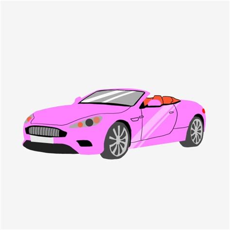 Pink Fashion Sedan Illustration, Pink Car, Fashion Car, Illustration PNG Transparent Clipart ...