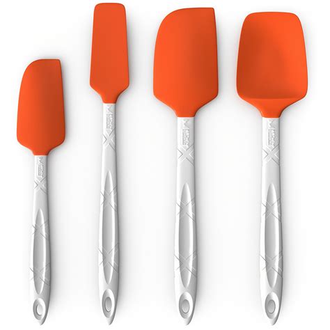 Mua M KITCHEN WORLD Heat Resistant Silicone Spatulas Set - Rubber Spatula Kitchen Utensils Non ...