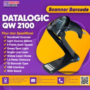 Datalogic QW 2100 Scanner Barcode Indonesian Barcode