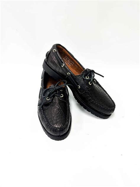 Specialty Black Matte Boat Shoes – Bayou Land Leather