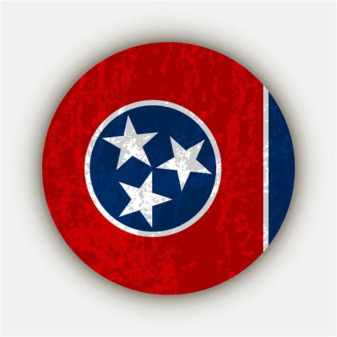 Tennessee state flag. Vector illustration. 13947367 Vector Art at Vecteezy