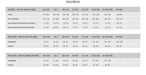 Selected Size Guide