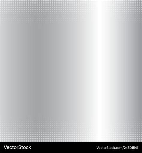 Abstract silver gradient metallic background Vector Image