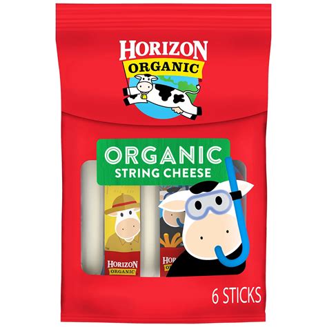 Horizon Organic Organic Mozzarella String Cheese - Shop Cheese at H-E-B