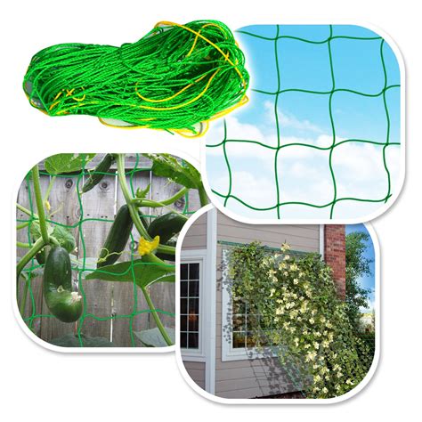 BenefitUSA Trellis Netting Plant Support Net for Climbing Plants Fruits Vine Vegetables Flowers ...