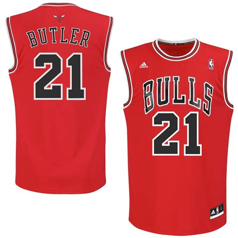 adidas Jimmy Butler Chicago Bulls Youth Boy's Red Replica Jersey