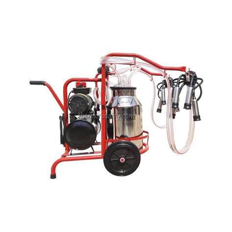 Cow Milking Machine - Double Cluster Portable Model - The Microdairy