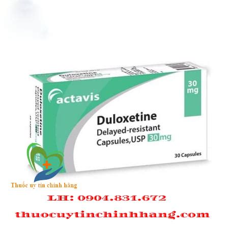 Thuốc Duloxetine 60mg giá bao nhiêu, là thuốc gì, mua ở đâu