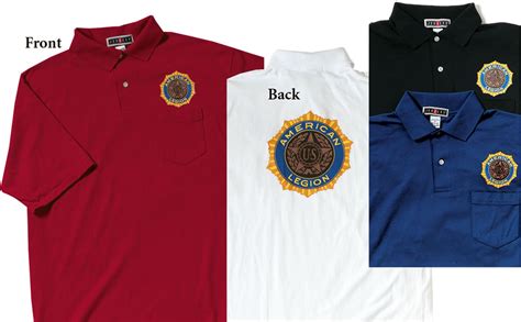 Legion Emblem Pocket Polo - American Legion Flag & Emblem