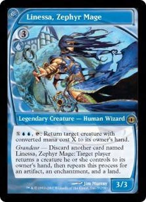 Magic The Gathering Future Sight Single Card Rare Linessa, Zephyr Mage ...