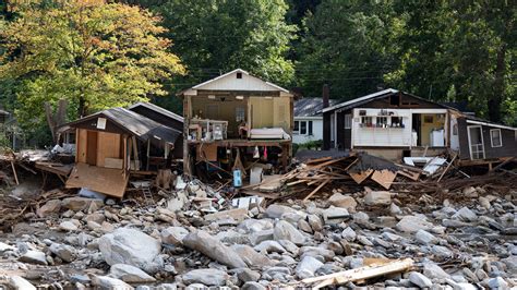 Chimney Rock, NC, flooding flattened the town. Photos as they recover