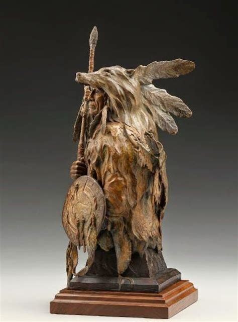 Pin by Al's Taxidermy on indian | Native american art, Indian sculpture, Sculpture art