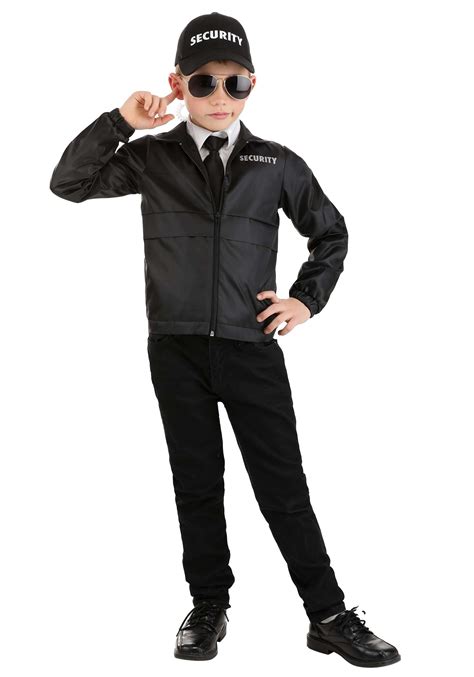 Security Guard Kid's Costume