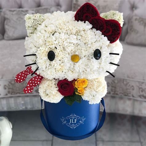 JLF Hello Kitty #HelloKitty JLF Designers | Hello kitty flowers, Valentine flower arrangements ...