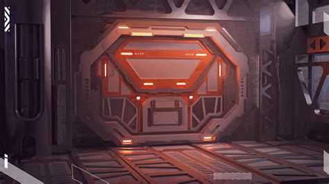 ArtStation - Futuristic Sci-Fi Door kitbash_vol.5