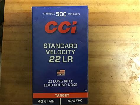 CCI Standard Velocity 22LR - 40gr – Bunker Ballistics Pty Ltd