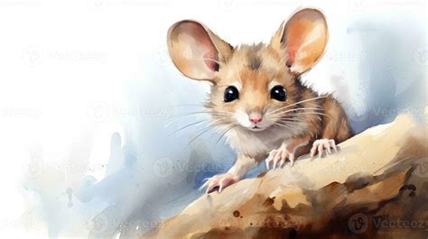 a cute little Kangaroo Rat in watercolor style. Generative AI 32921334 Stock Photo at Vecteezy