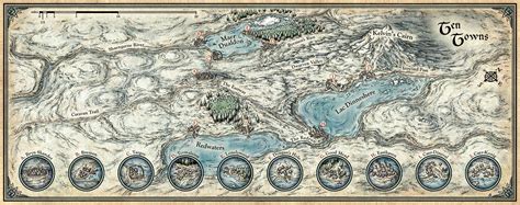 Icewind Dale - Ten Towns | Map, Fantasy map, Cartography