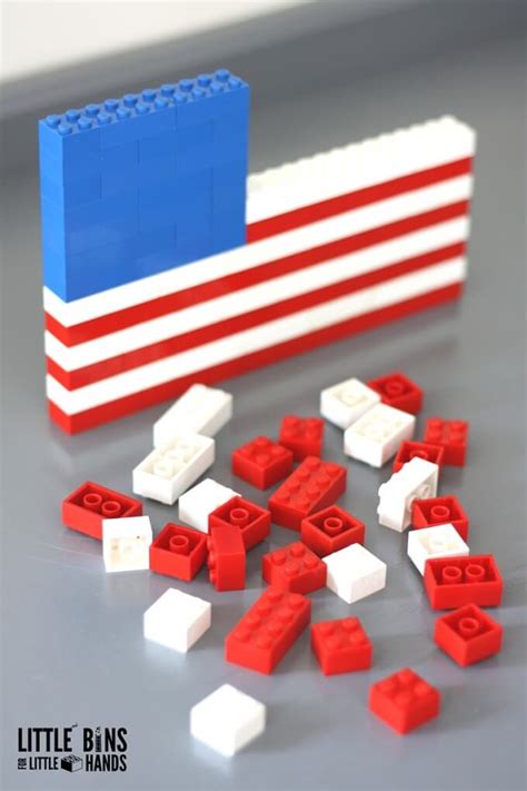 LEGO American Flag Building Activity and History