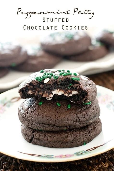 Peppermint Patty Cookies {5 Ingredient Cake Mix Cookies}