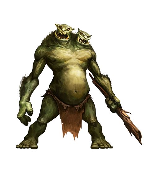 Two-Headed Troll - Monsters - Archives of Nethys: Pathfinder 2nd Edition Database