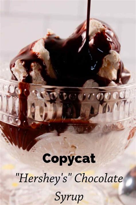 Copycat Hershey's Chocolate Syrup | Chocolate syrup recipes, Hersheys ...