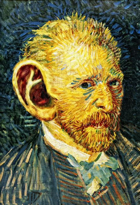 Van Gogh's Ear, painted by Van Gogh in 1888. | Grotesque of the Human ...