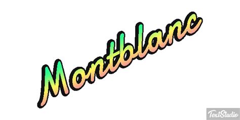 Montblanc Brand Animated GIF Logo Designs