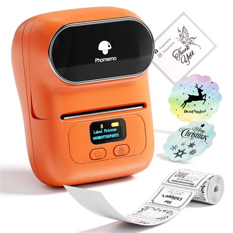 Phomemo Barcode Printer - M110 Label Maker Machine Wireless Bluetooth Themal Label Printer for ...