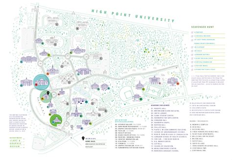 Map Design | High Point University on Behance