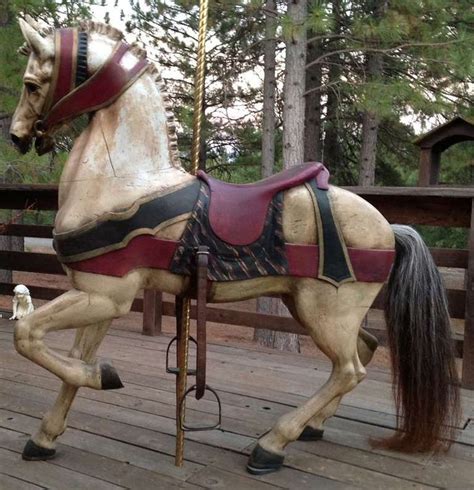 Turn of the Century Dentzel Standing Carousel Horse | 1stdibs.com | Horses, Carousel horses ...