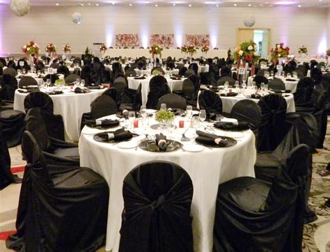 black chair covers