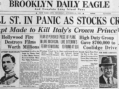 Causes of the Wall Street Crash, 1929 | Teaching Resources